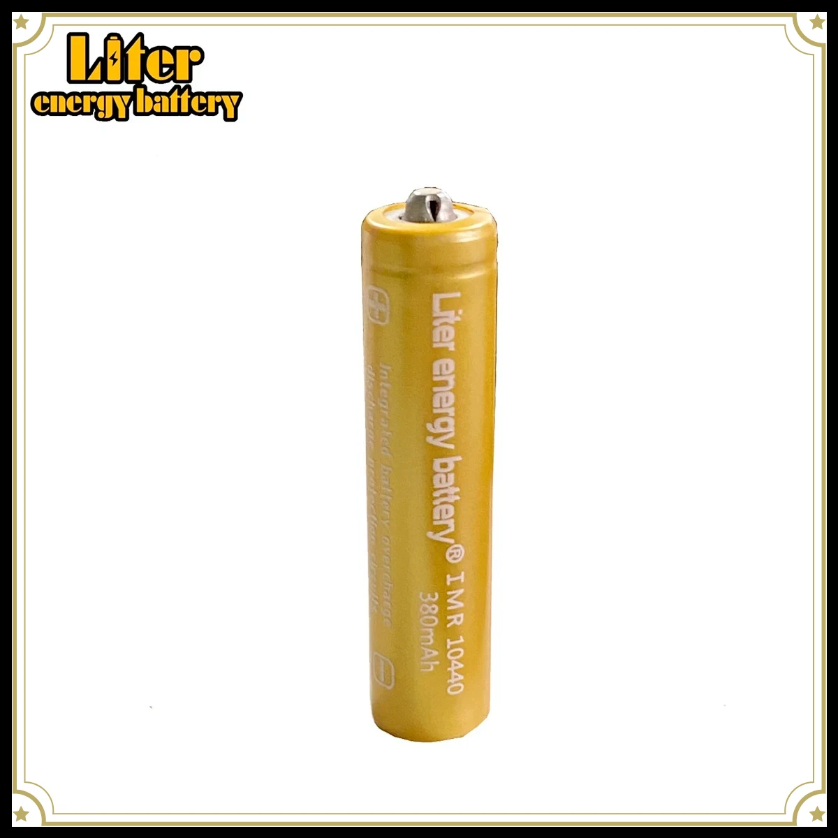 3.7V Liter energy battery 10440 380mAh High Capacity 3.7V  Rechargeable AAA Battery
