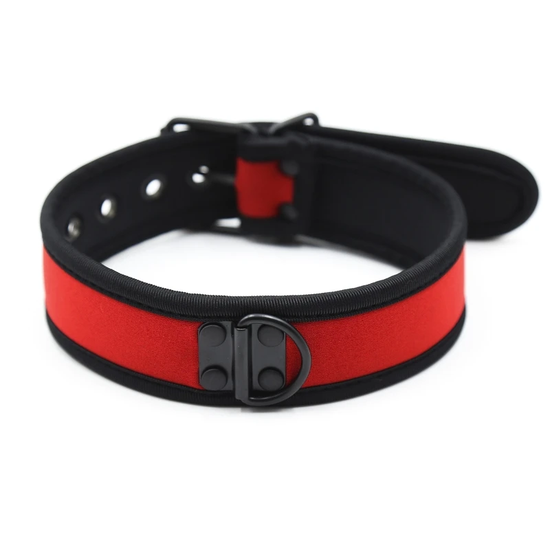 Exotic Accessories Dog Slave Bondage Neoprene Necklace Fetish Puppy Play Collar Punk Harness Flirting Sexy Products For Couples