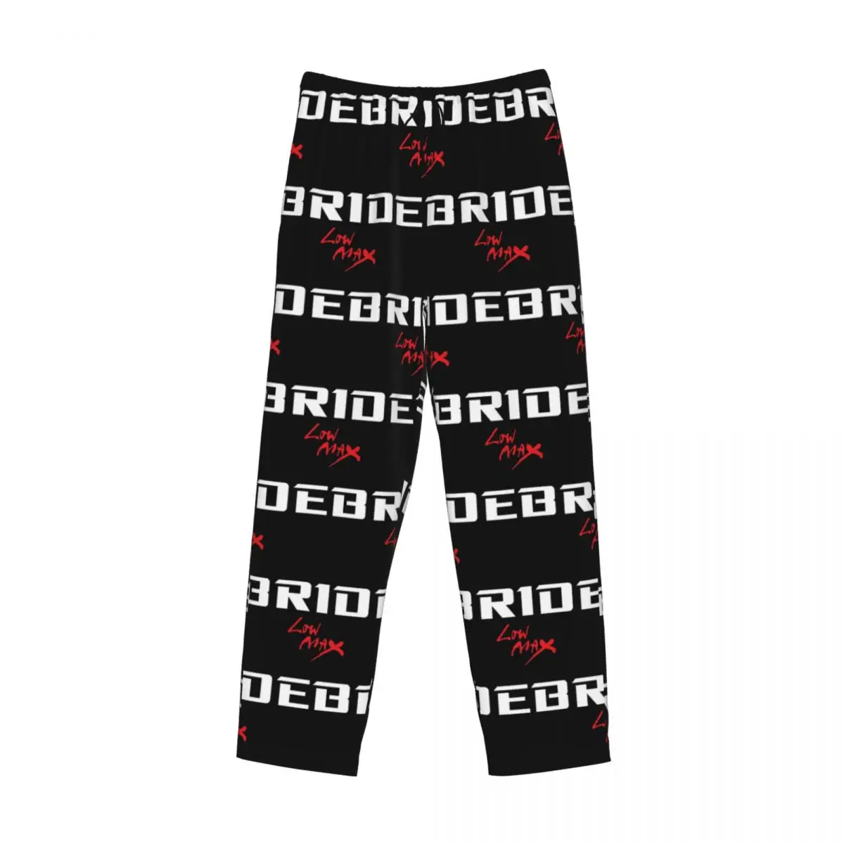 Custom Bride Jdm Material Pajama Pants Men Sleepwear Sleep Lounge Bottoms with Pockets