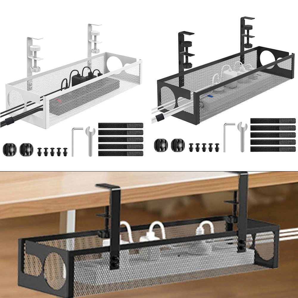 under-desk-cable-management-tray-adjustable-metal-organizer-for-tidy-to-keep-your-workspace-tidy-by-securely-holding-cables