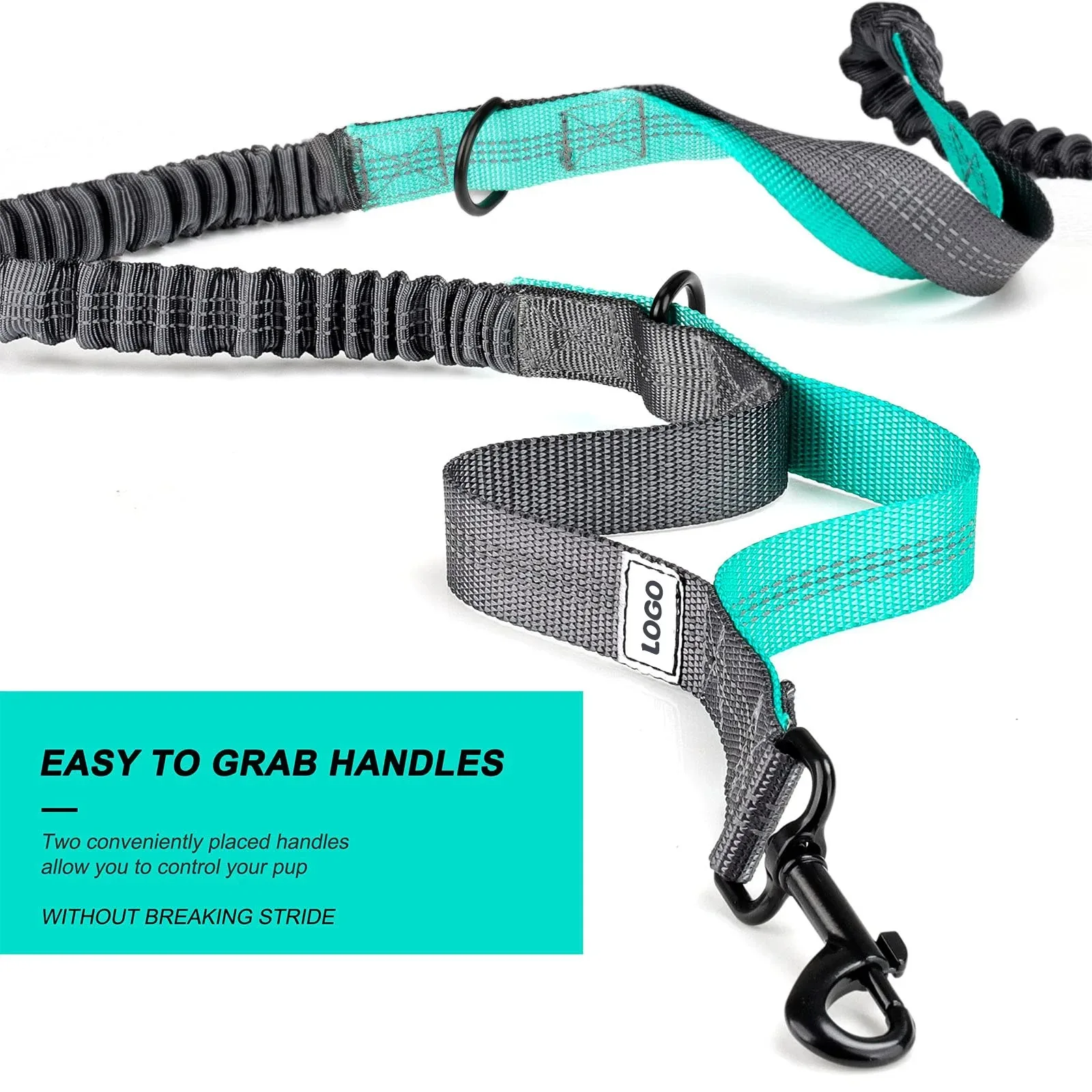 Retractable Hands Free Dog Leash with Adjustable Waist Belt @Chris.Hikes.USA Equipment 3