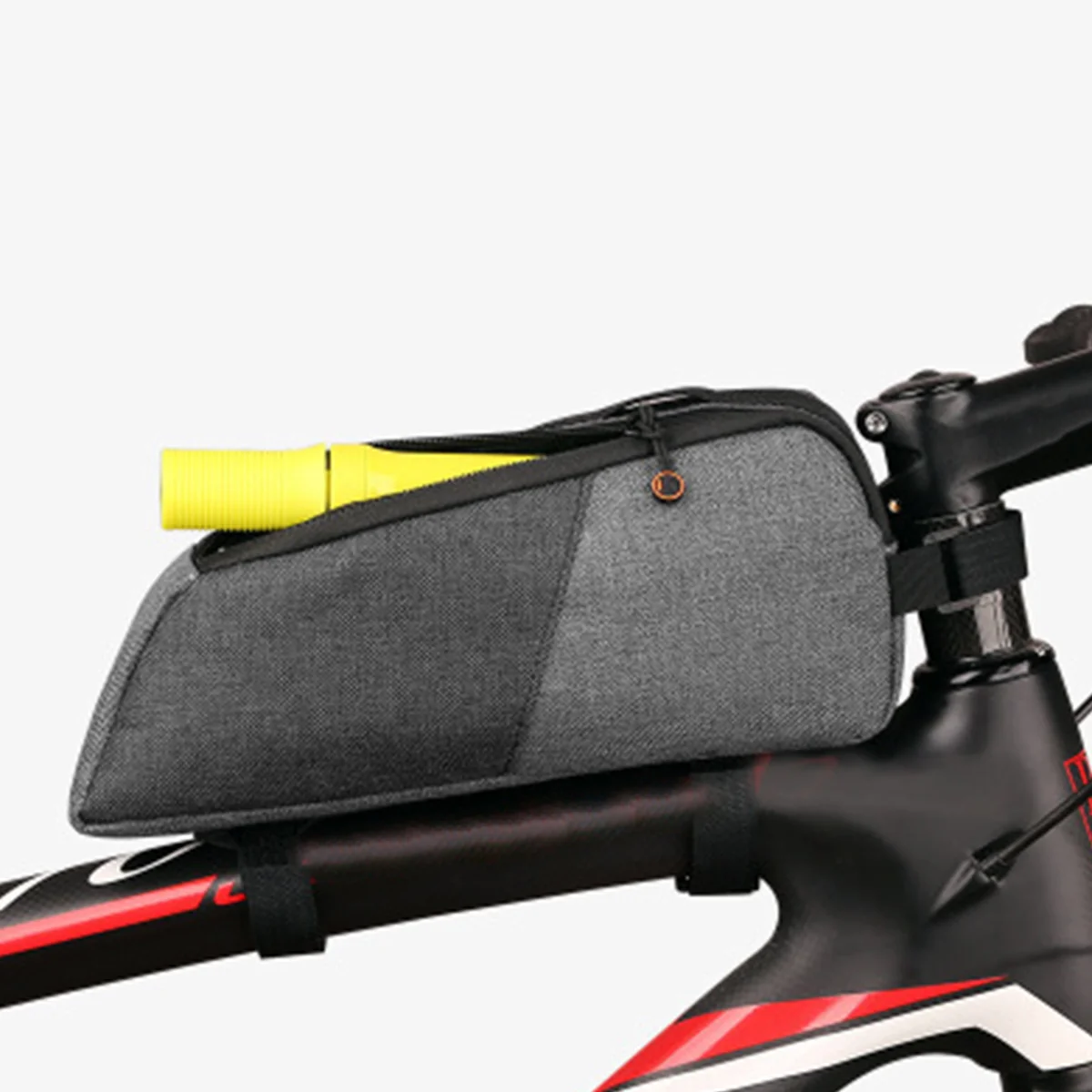 

1Pcs Bike Frame Bag Front Tube Heavy Duty Nylon Pouch Waterproof Zipper Secure Fit for All Bikes