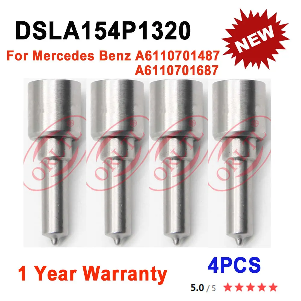 

ORLTL Diesel 0433175395 Injection Nozzle DSLA154P1320 Oil Spray 0 433 175 395 For Mercedes Benz A6110701487 A6110701687