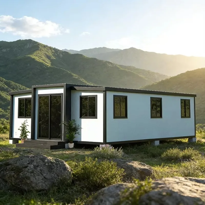 Casa Prefabricada Minimalista, Casa Contenedor Desmontable, Oficina, Hogar, Filipinas, Impermeable, Relleno de PU