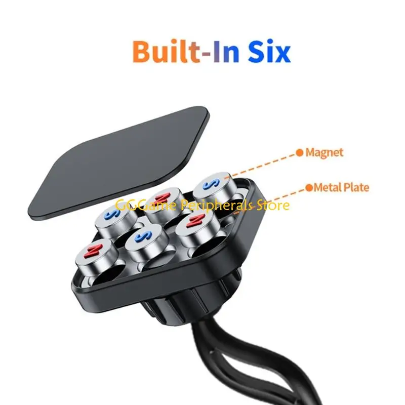 

U55B Держатель для телефона для тренажерного зала Магнитное крепление для безопасного захвата слежения за фитнесом