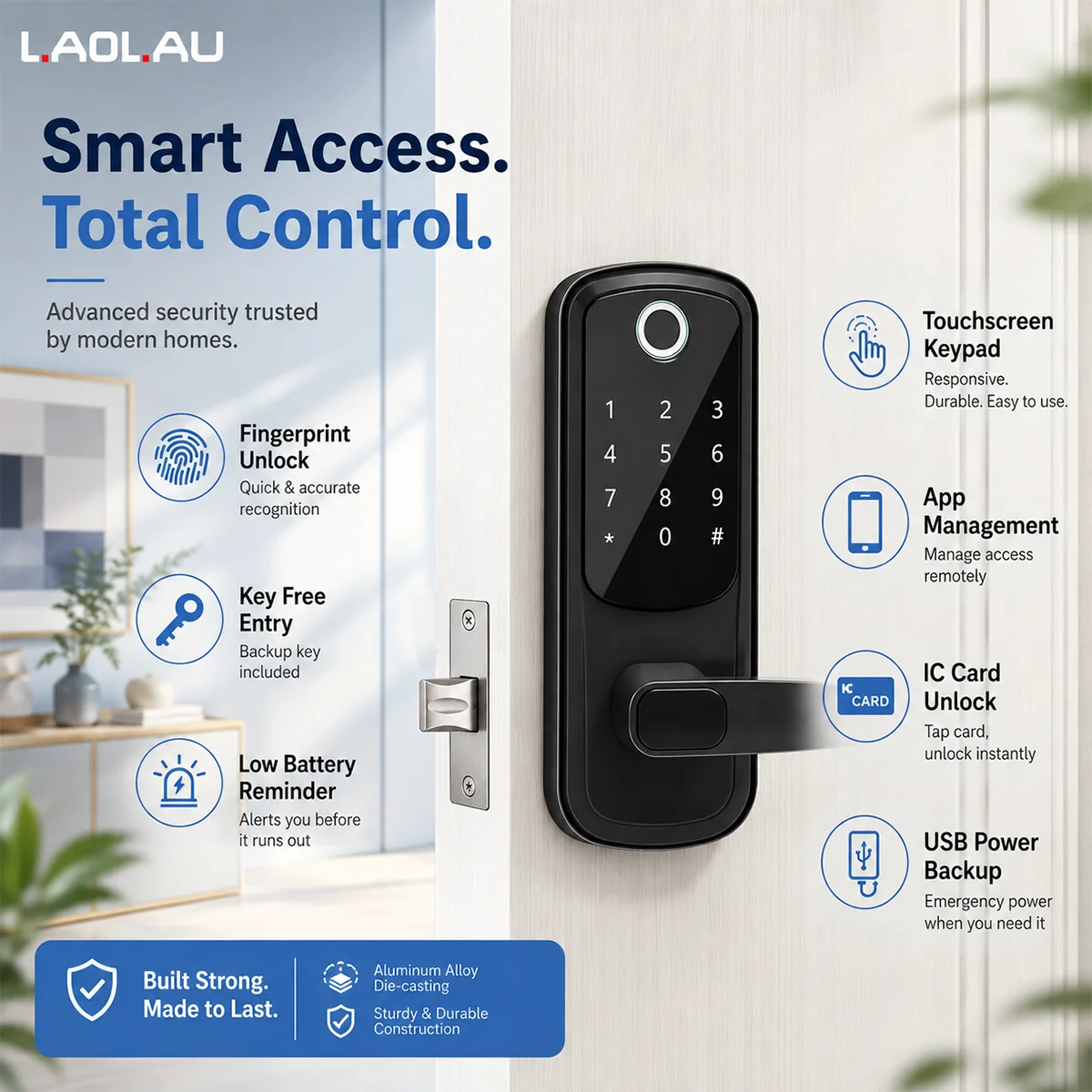 Fechadura de porta inteligente - Smart Door Lock Wifi avaliação e preço