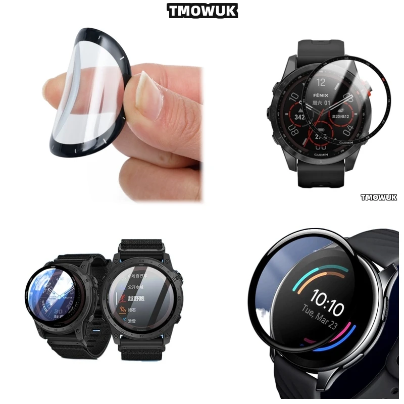 

For Garmin Fenix 6 7 8 7X 6X 7S 47mm 51mm Extra Protection Against Scratches Cracks