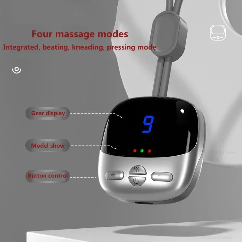 Xiaomi Mijia Slimme Hangende Nekbeschermer Cervicale Wervelkolom Massageapparaat Draagbare Mini Puls Cervicale Massage Warm Kompres Heet