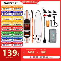 FunWater Cruise Inflatable Stand Up Paddle Board Ultra-Light Surf Sup Board Non-Slip Water Sport Paddling Board with Accessory