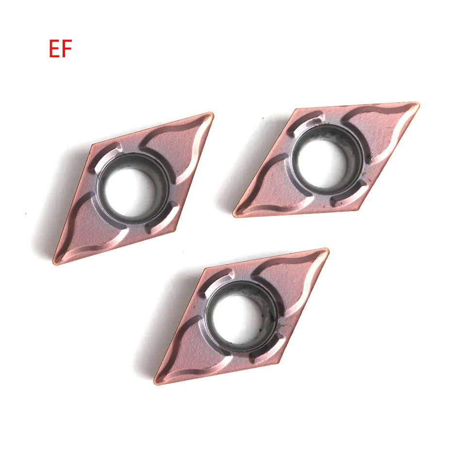 10PCS DCMT11T304 DCMT11T308 HM EF EM YBC251 YBC252 YBG205 High quality CNC lathe turning tool Steel metal tool
