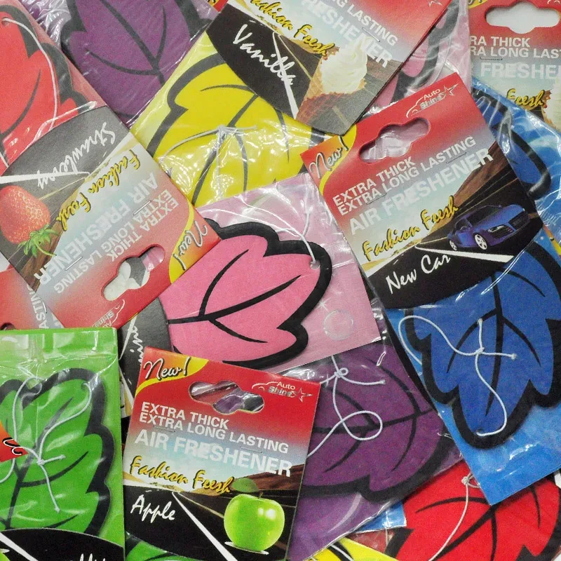 1/4/6/12pcs Car Air Freshener Smell Car Perfume For Car Interior Accessories Air Freshener Customization Aromatherapy Tablets view 2
