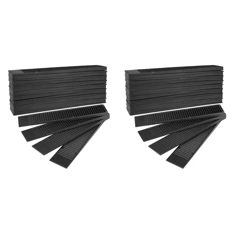 A01F-40Pcs Composite Shims And Leveling Wedges, Plastic Shims Wedges For Furniture Appliances,Furniture Levelers, Door Shims