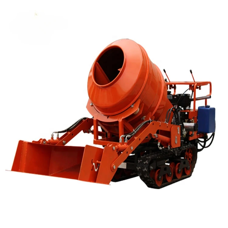 YG Concrete Mixer Tracked Dumper Cement Mixer of 350L Self-Loading Crawler Concrete Mixer Machine /truck Mounted Concrete