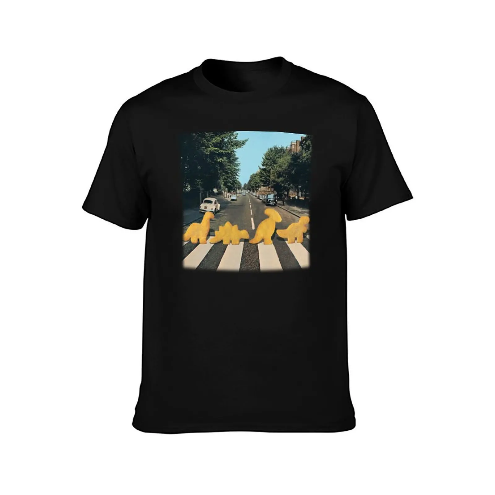 Dinosaur chicken nuggets - nuggie road T-Shirt luxury designer blacks Louboutins luxury t-shirt mens graphic t-shirts anime