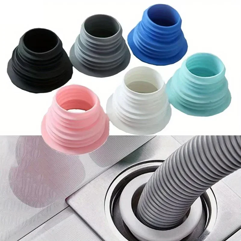 1PC Sewer Seal Ring Kitchen Pipe Deodorant Sealing Plug Floor Drain Seal Washing Machine Drain Pipe