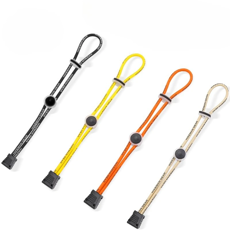 

2Pc Outdoor Hiking Backpack Elastic Rope Fixing Buckle Camping Gear Trekking Pole Bungee Cord Attachment Hook Hiking Pole Fixing