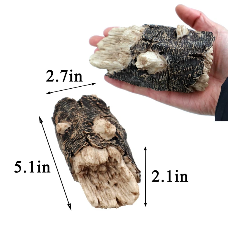 صندوق تخزين آمن من الخشب المتعفن في الهواء الطلق ، إخفاء أصحاب المفاتيح ، مقاوم للماء ، الفناء الخارجي ، زينة تماثيل الحديقة ، سهلة التركيب