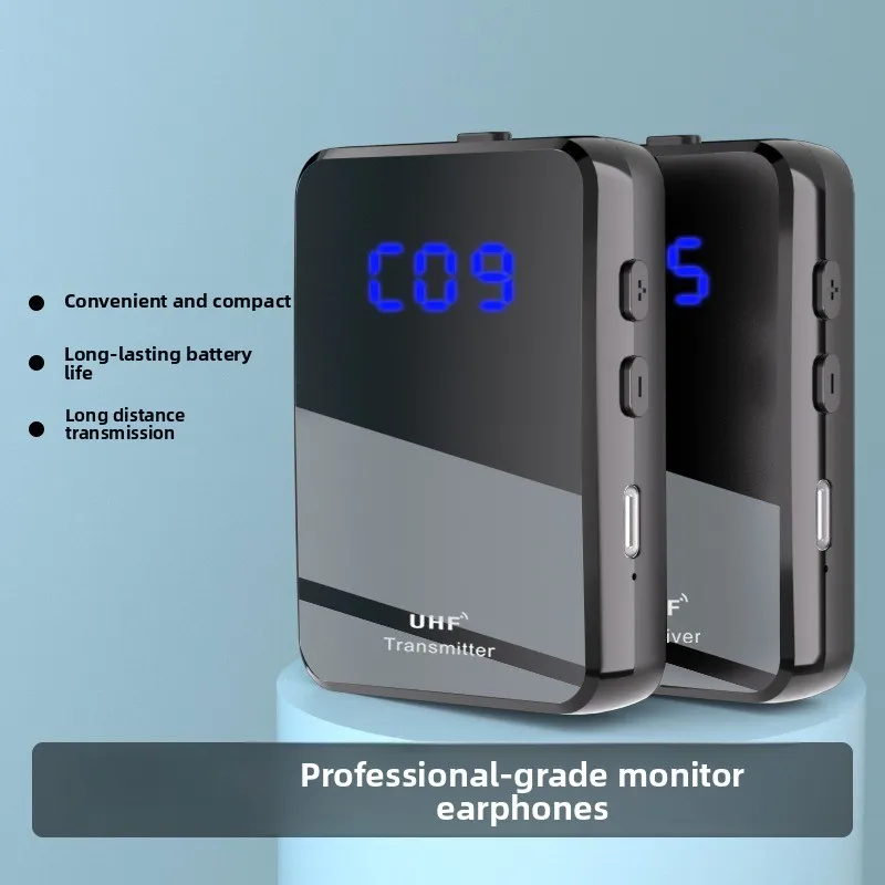 professional-grade-wireless-monitor-earphone-monitor-transmitter-receiver-in-ear-noise-reduction-long-battery-life-plug-and-play