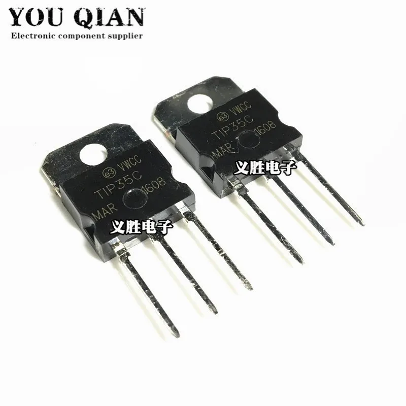 5PCS TIP35 TIP35C TIP35CW 25A 100V TO-3P TO-247 TIP36C TIP36 TIP36CW Darlington tube/transistor TO247