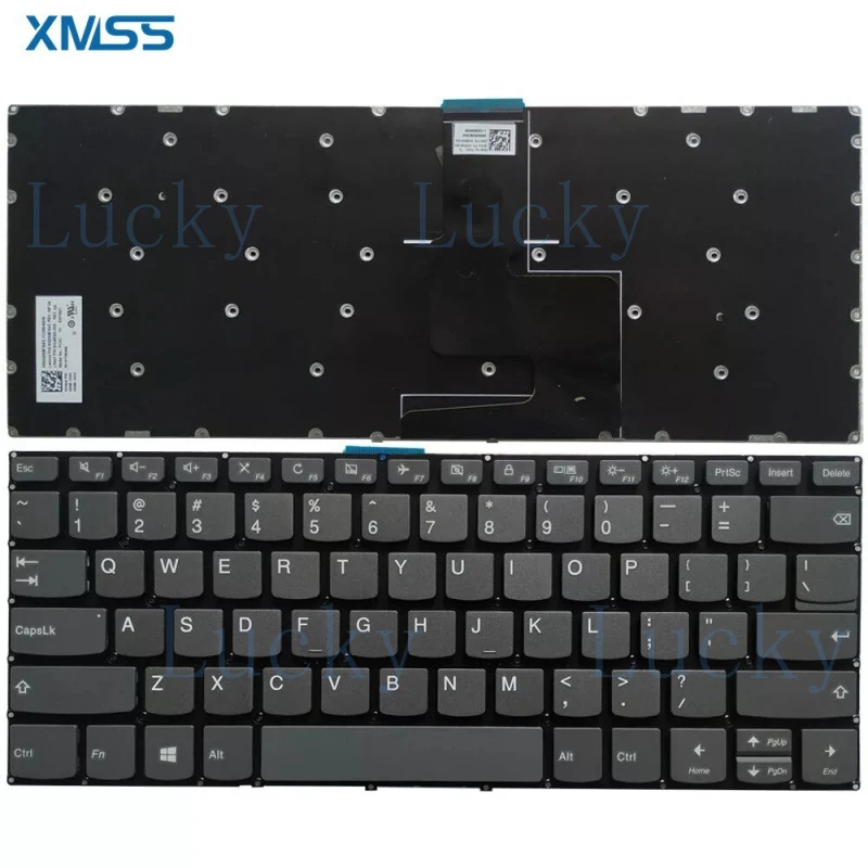 

f New Keyboard US FOR Lenovo IdeaPad V130-14 V130-14IGM V130-14IKB NO Backlit