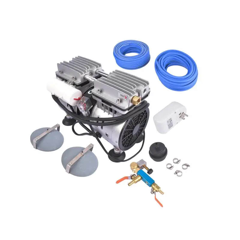 

Metal Plastic Pond Aerator System 110V 5.2 CFM 3/4 HP 550W Aeration Pump for Lake and Pond Use