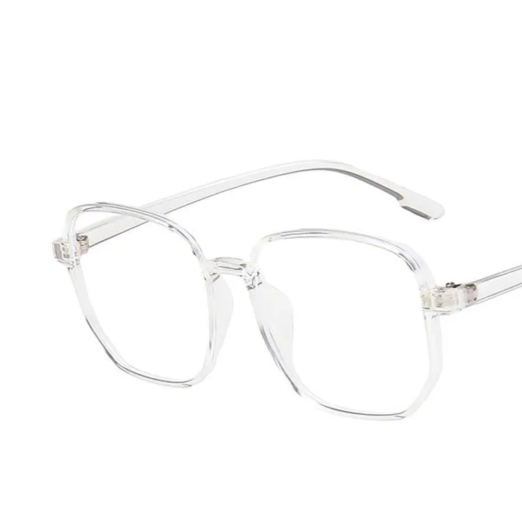 55894 trend Blau Licht Blockieren frauen Gläser Gaming Großen Rahmen TR90 Anti Ray Brillen Transparent Mode Brillen