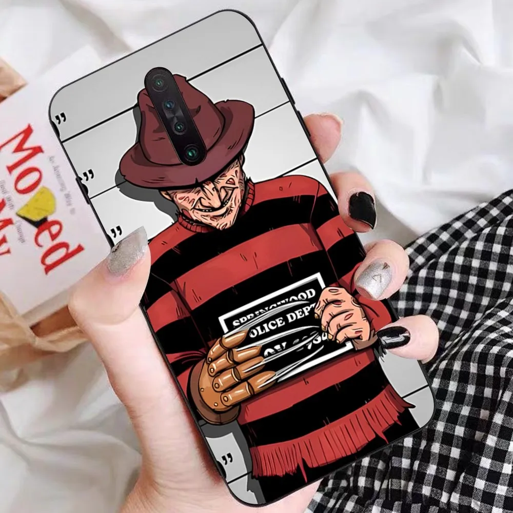 Film K-Krueger F-Freddy Horror Phone Case For Redmi 5 6 7 8 9 10 plus pro 6 7 8 9 A GO K20 K30 K40 pro plus F3 Fundas