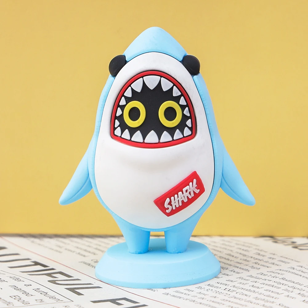 8Cm Zenless Zone Zero Game Figuur Shark Demon De Bangboo Pvc Leuke Action Figure Model Standbeeld Desktop Auto Decoratie speelgoed Geschenken