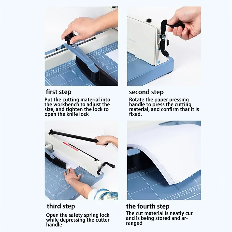 Imagem -06 - Cortador de Papel para Serviço Pesado Camada Grossa Manual Cortador de Papel de Espessamento a4 Book Cutter a3
