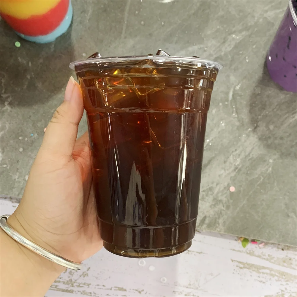500ml Food Beverage Model Milk Shake Bubble Tea 16oz 1Cup Plastic Drink Coffee Props Crafts Artificial Creamy Matcha Cafe Show