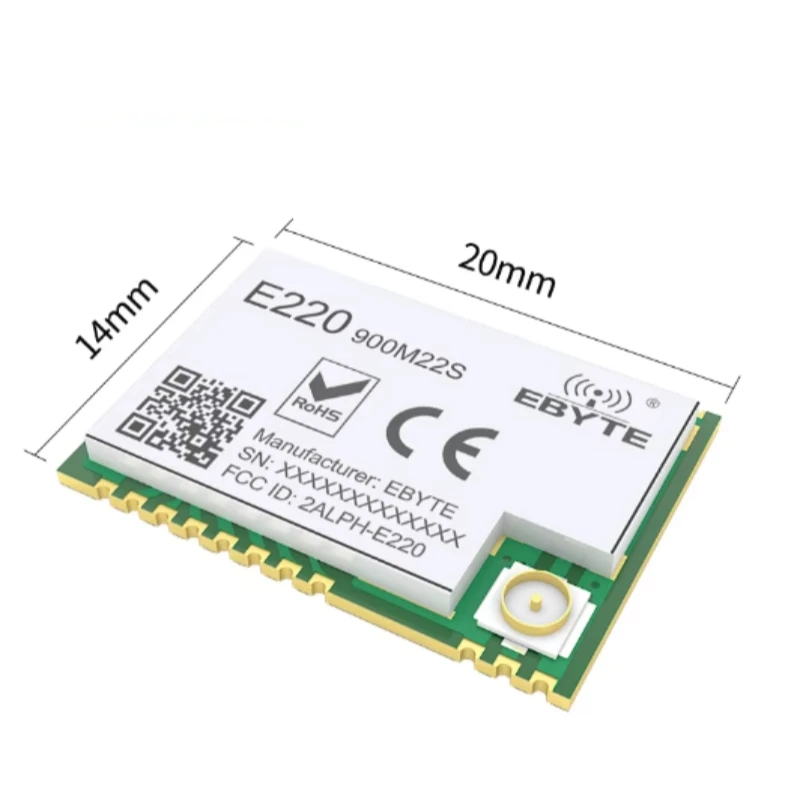 LLCC68 LoRa Wireless Module 868Mhz 915Mhz 22dBm 6km Long Range PA+LNA E220-900M22S IPEX Antenna RF Receiver Transmitter