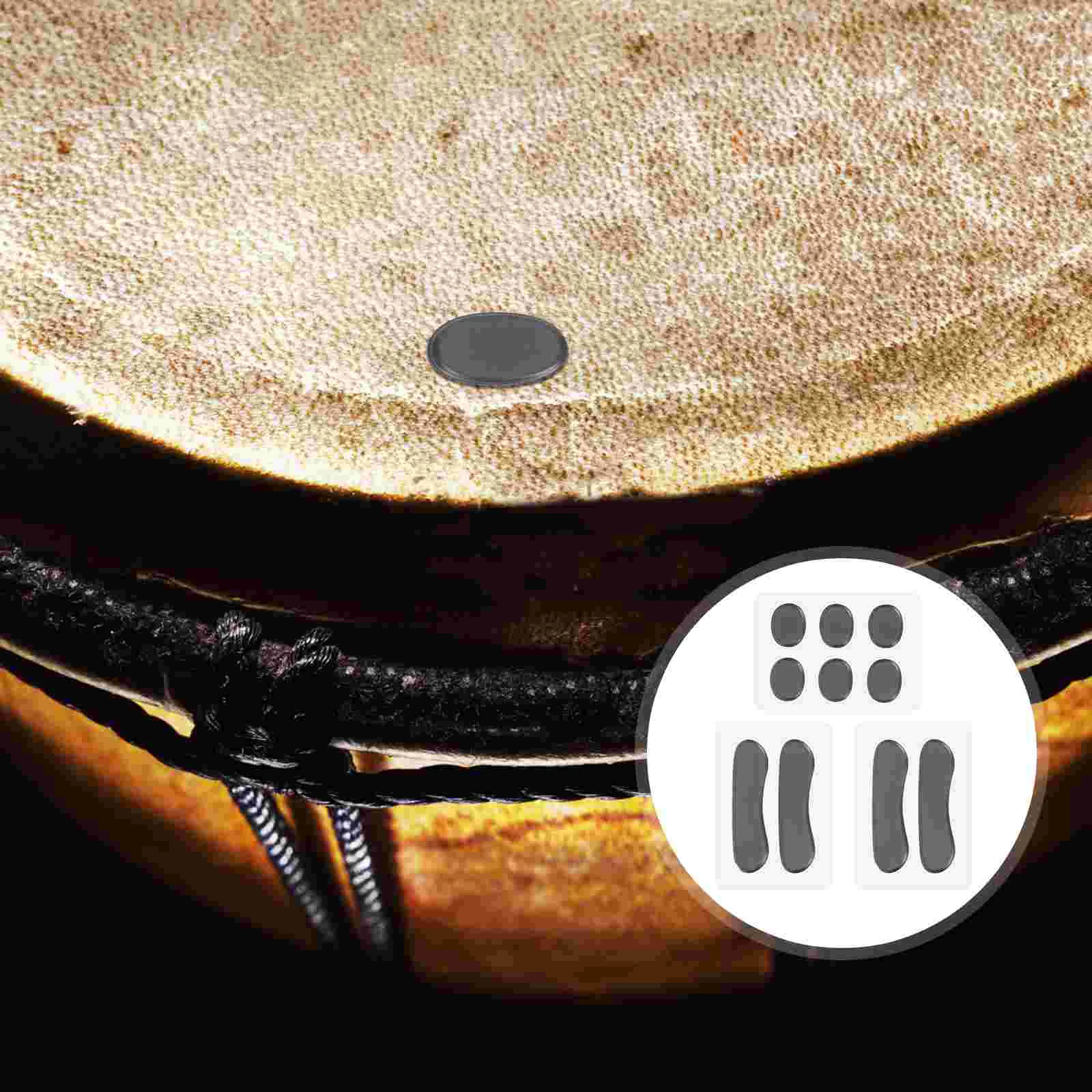 10 Pcs Drum Dampening Pads Accessories Snare Mute Cushions for Vocalize