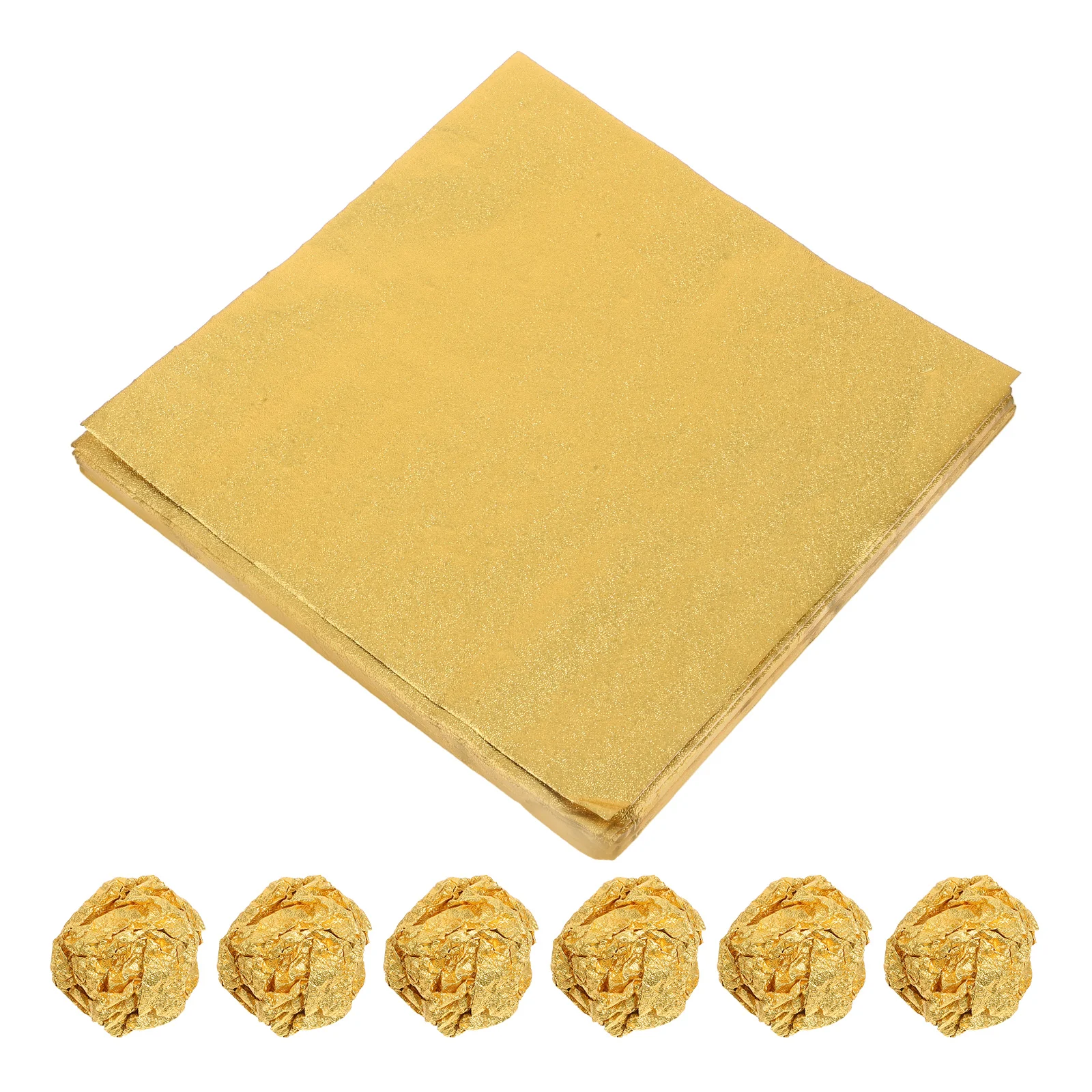 500 Pcs Golden Chocolate Candy Gift Packaging Paper Foil for Bars Origami Wrapping Wrappers Wax