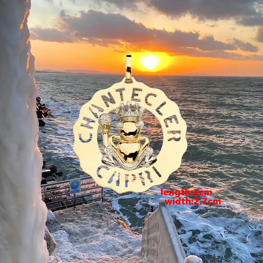 

Chanteclers Surprise Romantic Thoughtful Love Gift Gold Plated Pendant 925 Sterling Silver Plated For Her Women Necklace