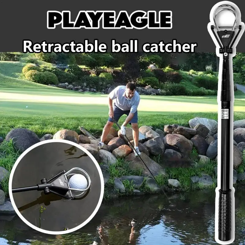 Telescopic Golf Ball Retriever Extendable Golf Ball Pick Up Tools Adjustable Golfball Picker Water Grabber Golf Accessories