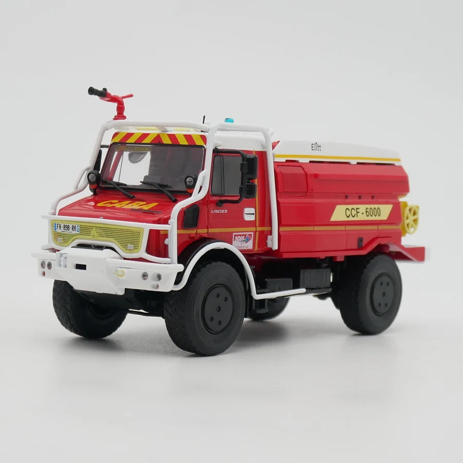 

Diecast 1:43 Scale Ixo Unimog U 502 3 Benz French Fire Engine Alloy Car Model Collectible Toy Gift Souvenir Display Ornament