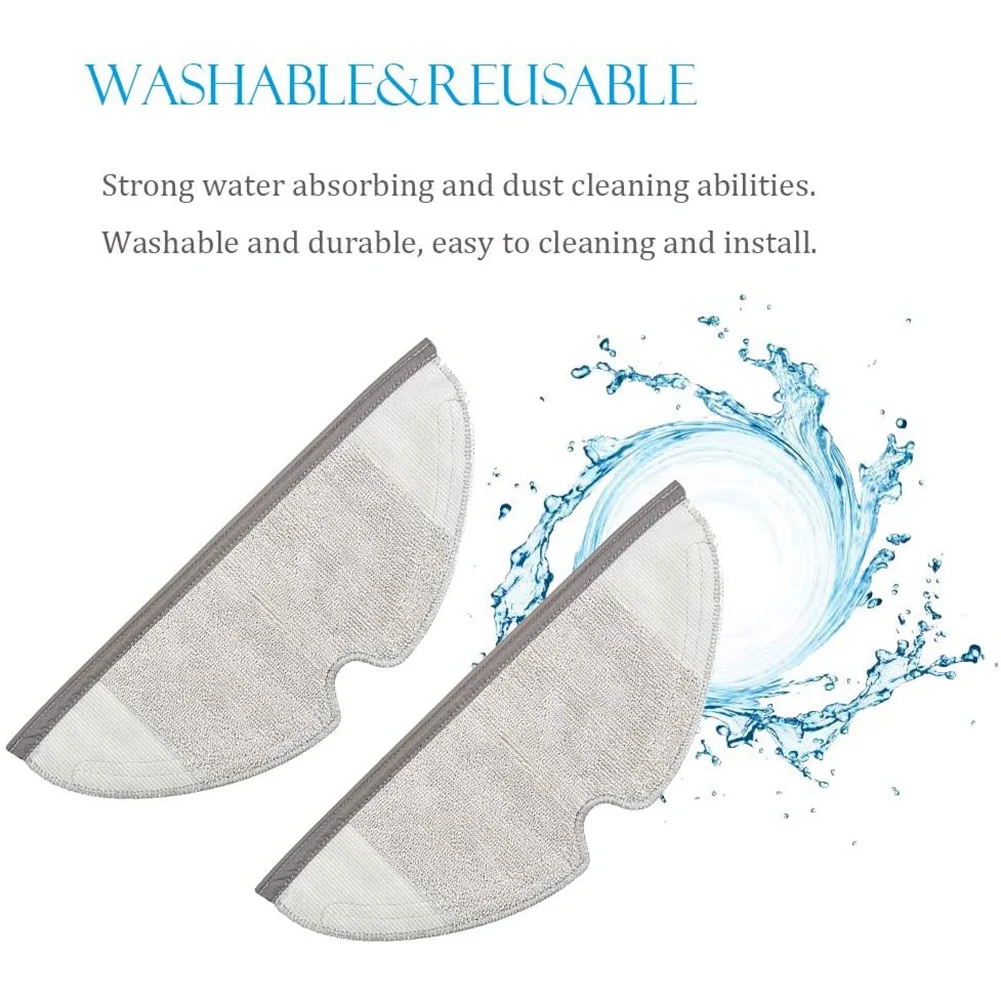 교체용 걸레 패드 천, E25 S5 E20 E25 C10 S50 용 걸레 액세서리 키트, 4 팩