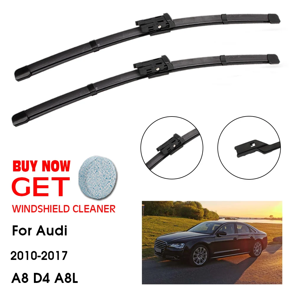 

Car Wiper Blade For Audi A8 D4 A8L 26"+21" 2010-2017 Front Window Washer Windscreen Windshield Wipers Blades Accessories