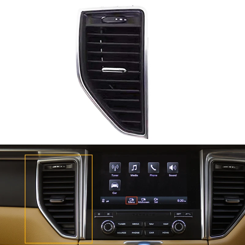 Voor Porsche Macan 2014 2015 2016 2017 Linksvoor Rechtsachter Ac Ventilatierooster Compleet Samenstel 95b819701d 95b819702d