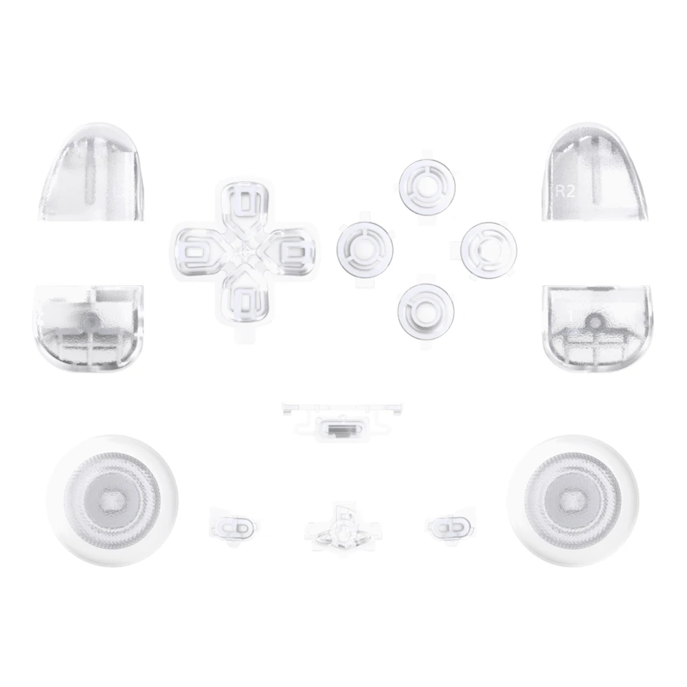 DATA FROG Replacement Bullet Buttons Analog Thumb Sticks Repair Mod Kit For PS5 Game Controller Accessories