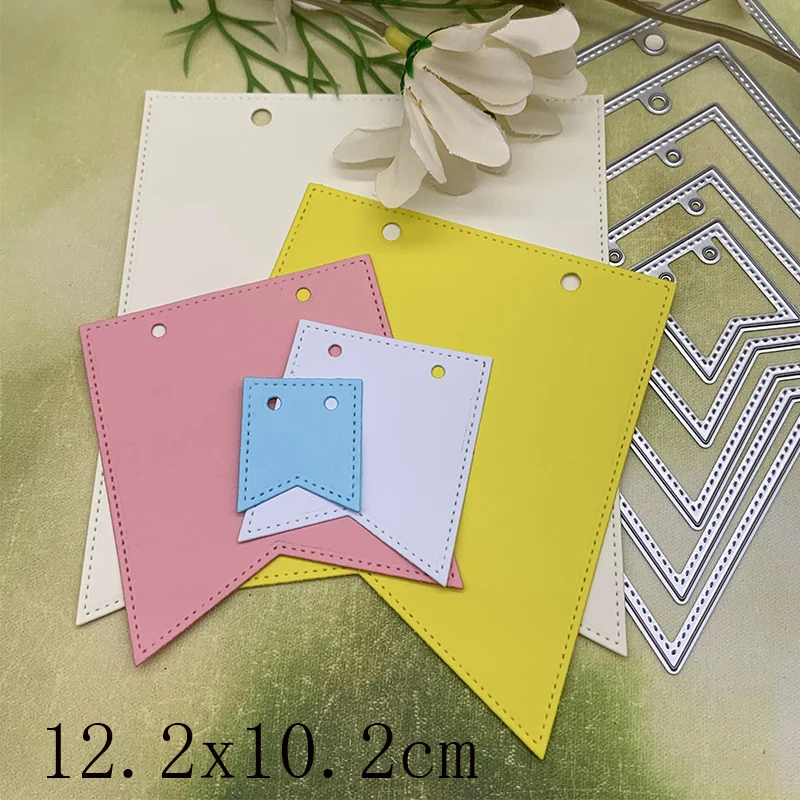 New Label tag series Metal Cutting Dies Stencils For DIY Scrapbooking Decorative Embossing Handcraft Die Cutting Template