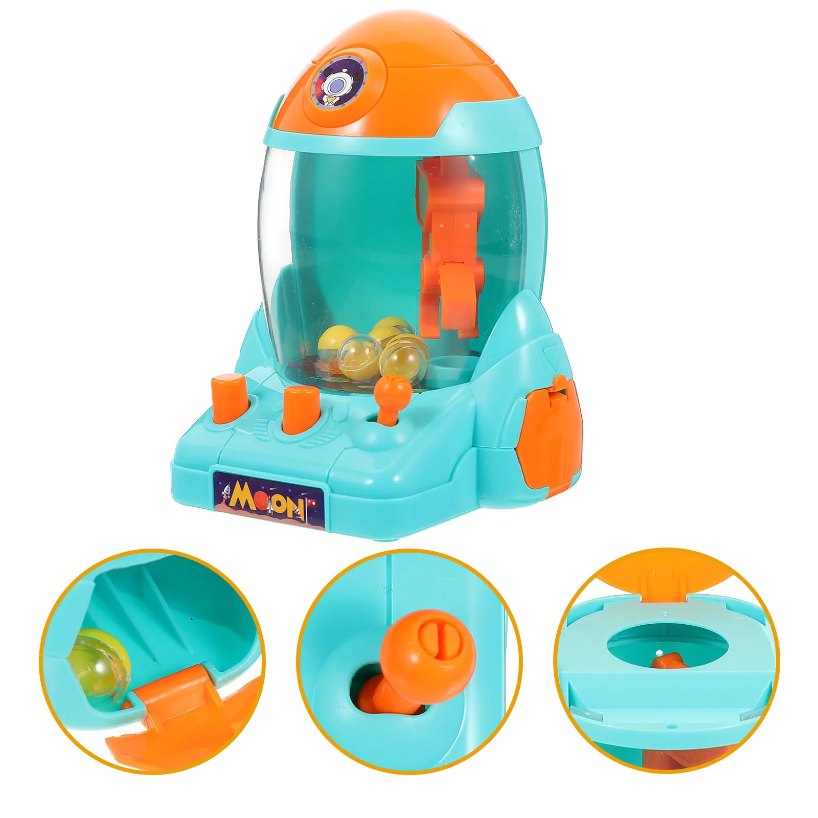 

Детский игровой автомат «Коготь-хватайка»: пластиковый мини-аппарат для ловли игрушек, развивающая интерактивная настольная игра для детей, для вечеринок