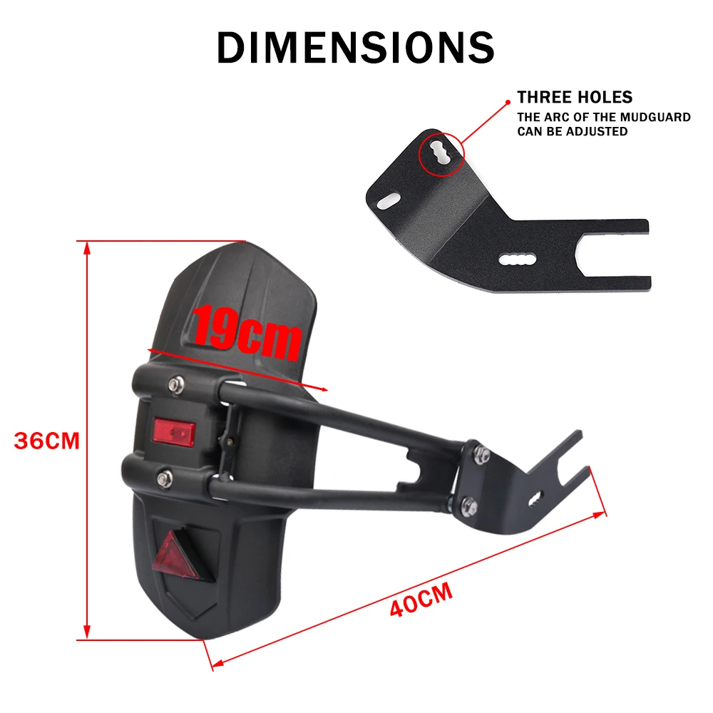 Für Loncin VOGE 625DSX 625 DSX DS X DSX625 DS625X 625DS Motorradzubehör Hinterer Kotflügel Spritzschutz Abdeckung Schutzvorrichtung – Detail 12