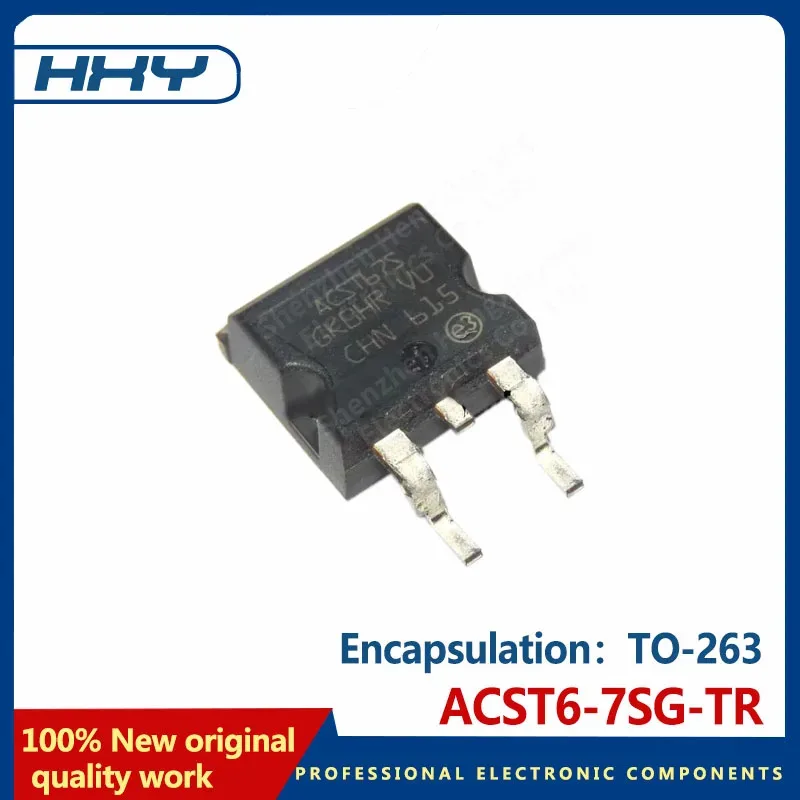 10PCS ACST6-7SG-TR ACST67S TO-263 logic-sensitive gate 700V/6 A thyristor