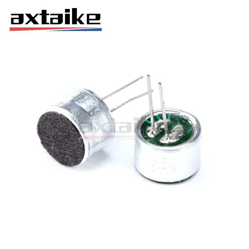 

10PCS 9×7mm 9767 Microphone Head With Pin Capacitive Electret Microphone Pickup Microphone Sensitivity 50DB