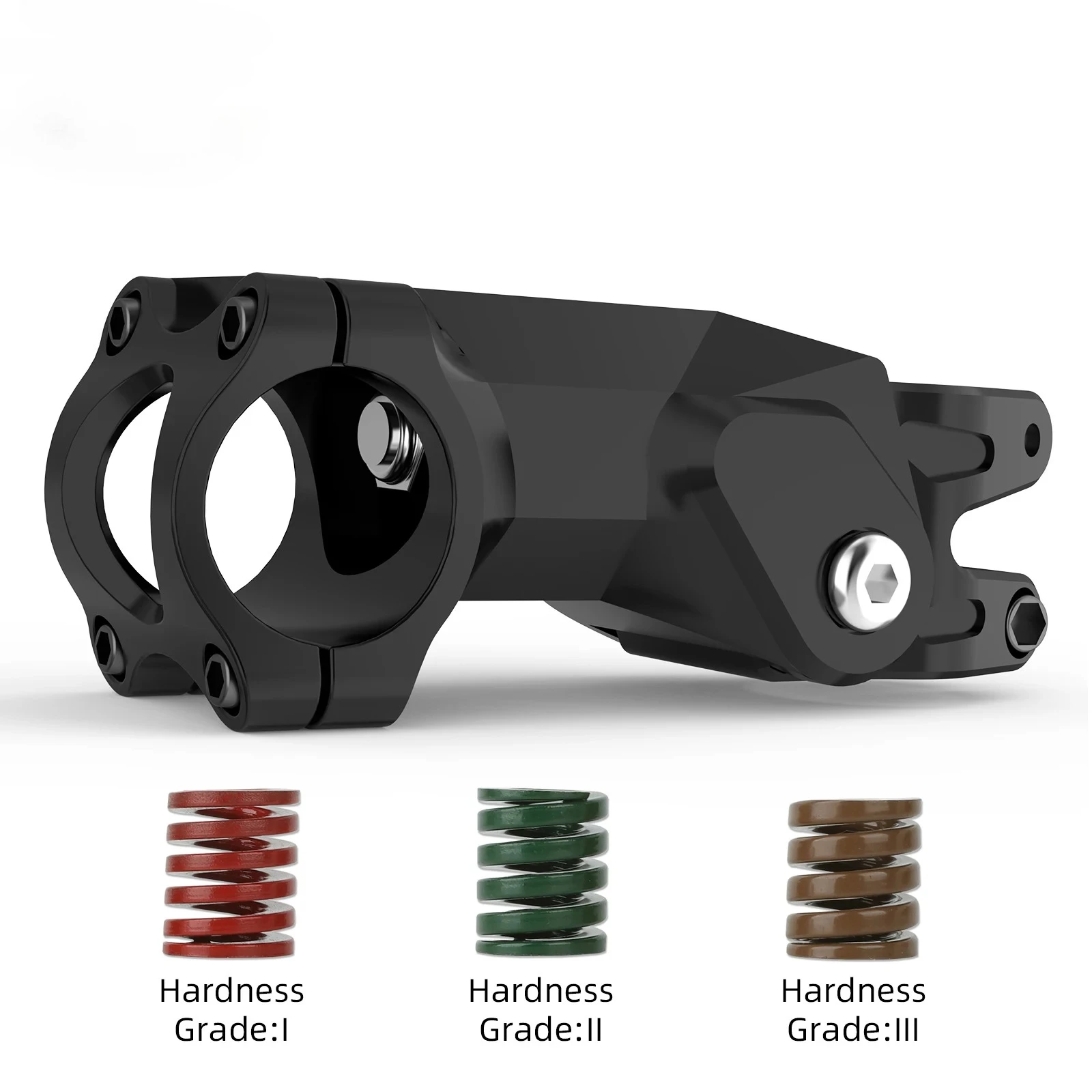 

Suspension Stem for Bicycles Shock Absorbing Bike Adjustable Spring Handlebar Stem for Road Gravel Damper Bike Stem