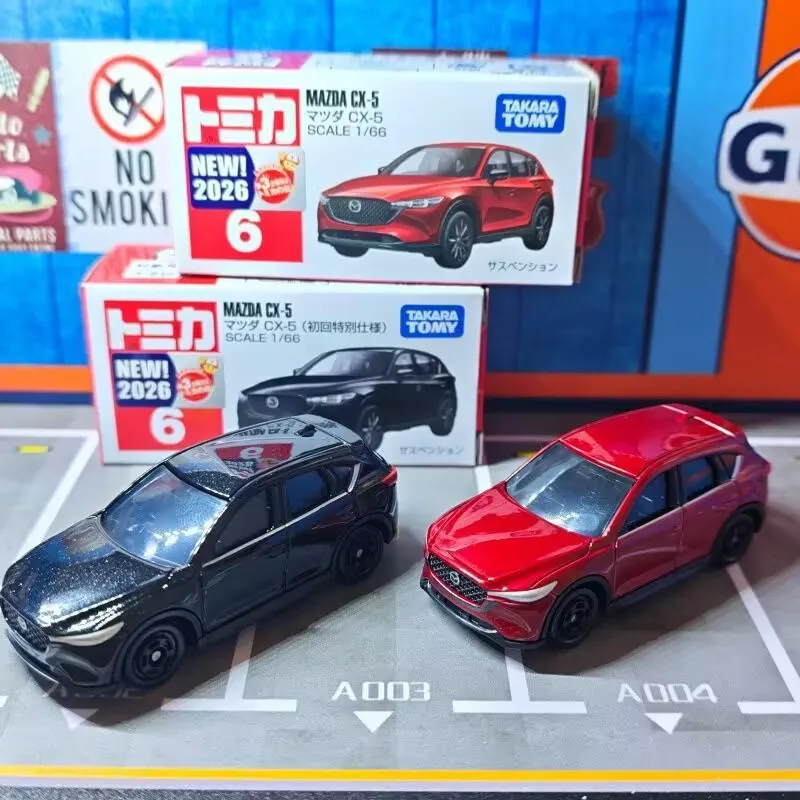 No. 6 Mazda CX-5 Takara Tomy Tomica Cars Hot Pop 1:64 Car Alloy Toys Vehicle Diecast Metal Car Model Toy Ornaments Gift