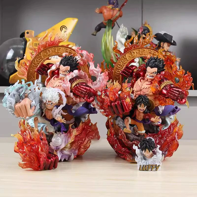 

23cm GK One Piece Nika Luffy Gyouka Luffy Premium Version Peripheral PVC Model Statue Desktop Decoration Ornaments Gifts Toys
