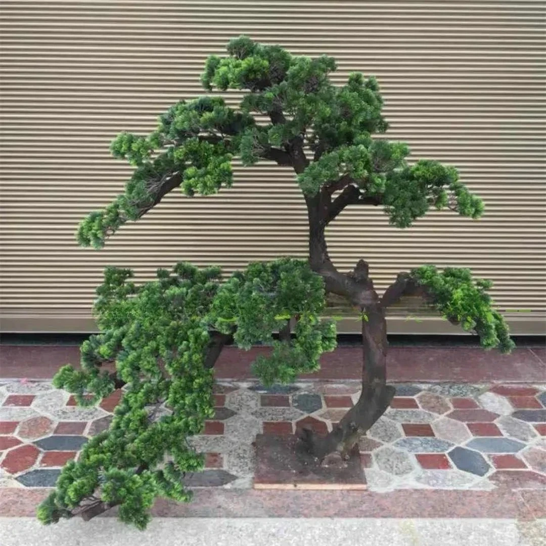 HJSimulation welcome pine, fake tree, large cedar, pine tree, Luo Hansong shopping mall hotel decoration modeling