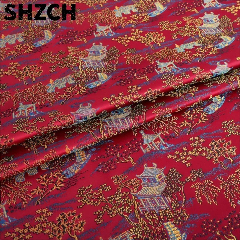Nueva Tela Jacquard de Imitación de Brocado Estilo Chino para Vestido Cheongsam de Mujer, Tela para Confección de Ropa Hecha a Mano, ZI765